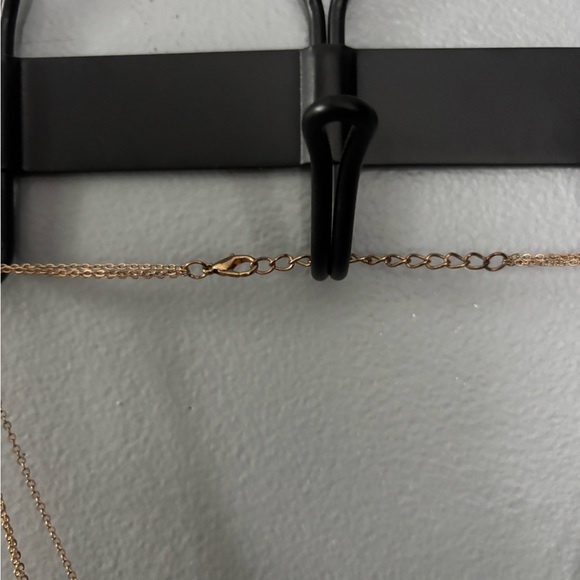 Boho Layered Gold and Turquoise Necklace - Picture 5 of 5